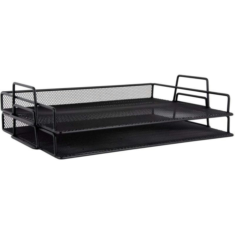 - Range documents en métal essentials noir