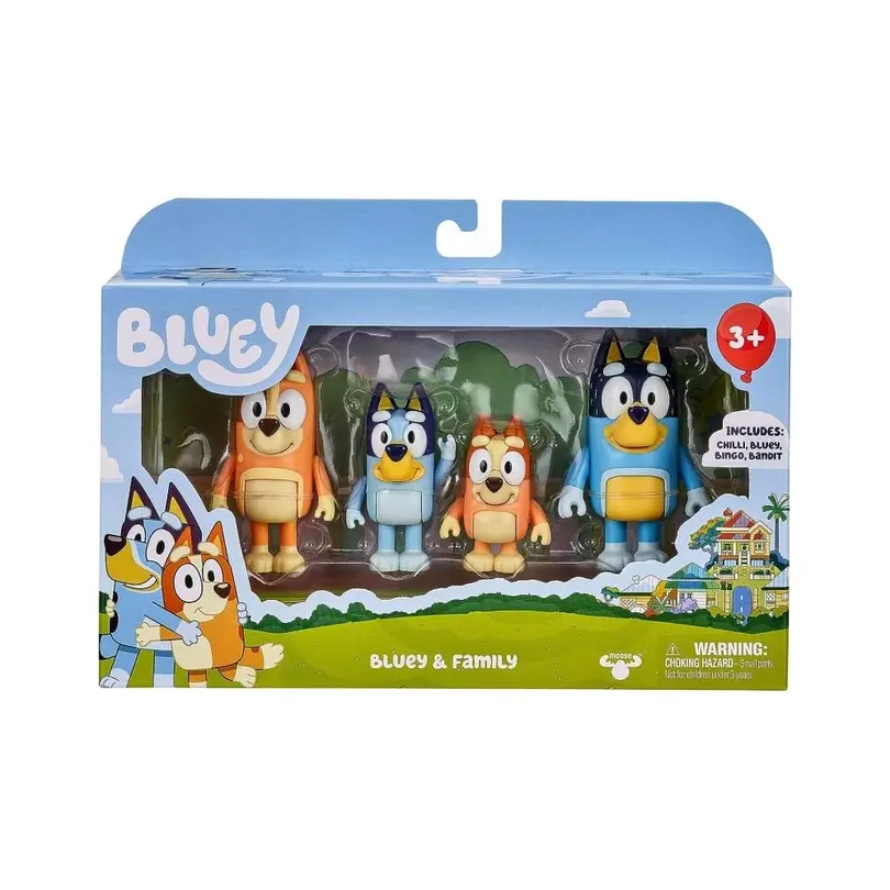 Spielset 4er-Set Bluey