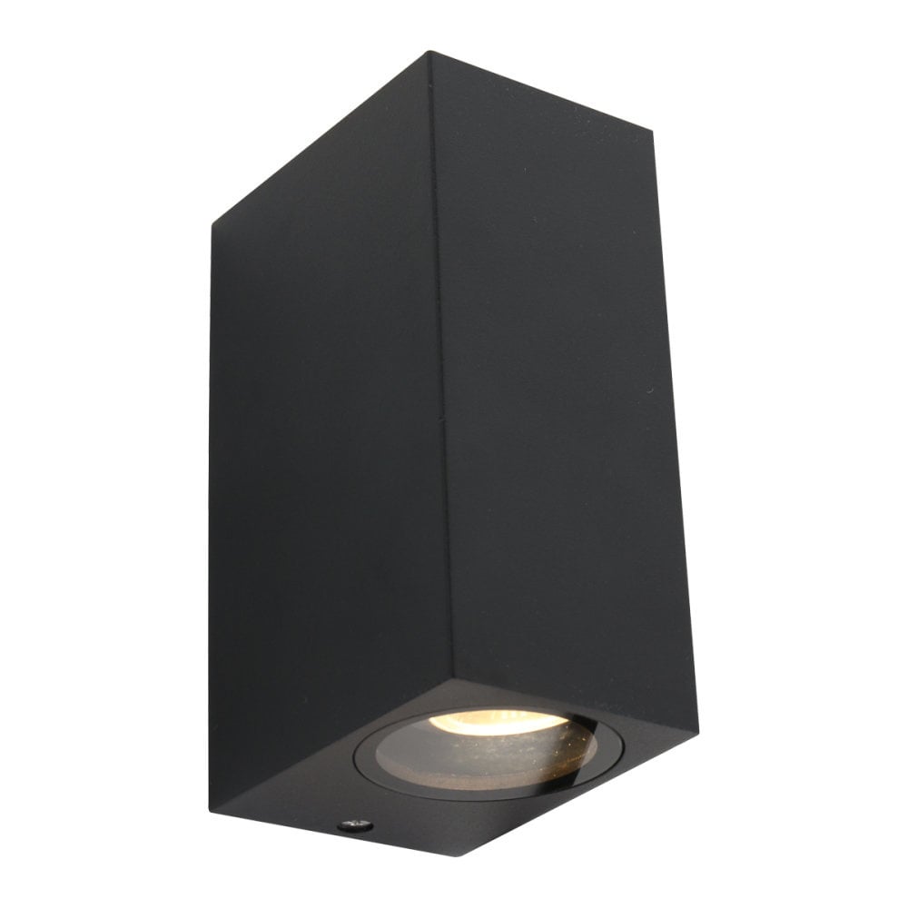 Steinhauer buitenlamp logan - 2 lichts - 7x 15 cm - zwart