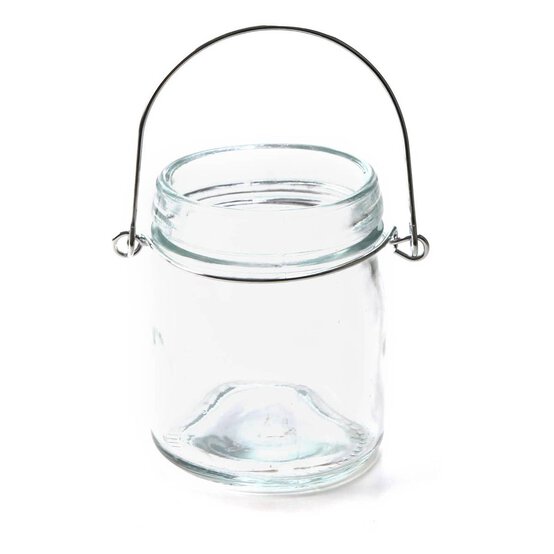 Clear Hanging Votive Candle Holder 8cm