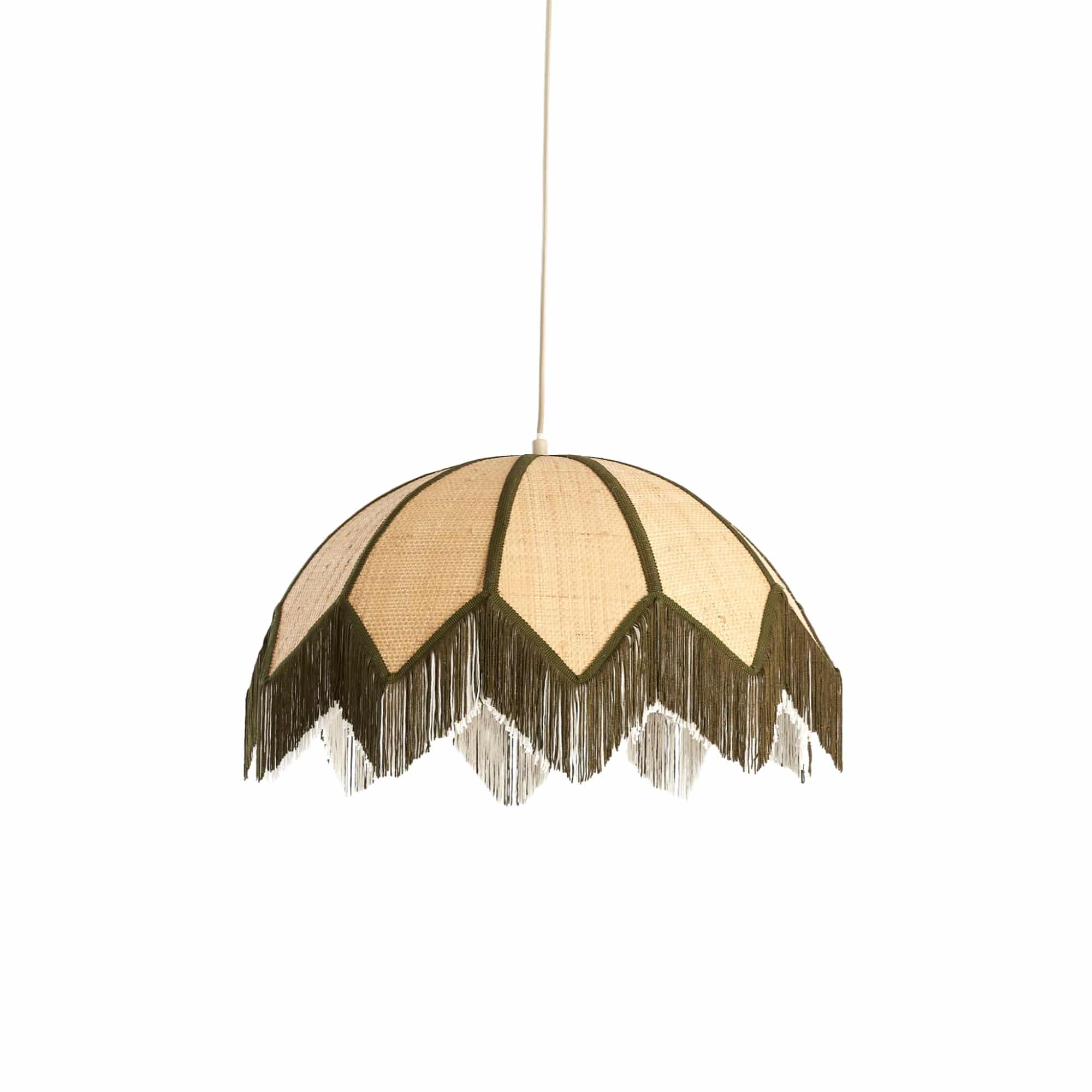Light & Living hanglamp Sulina - groen - Ø55cm