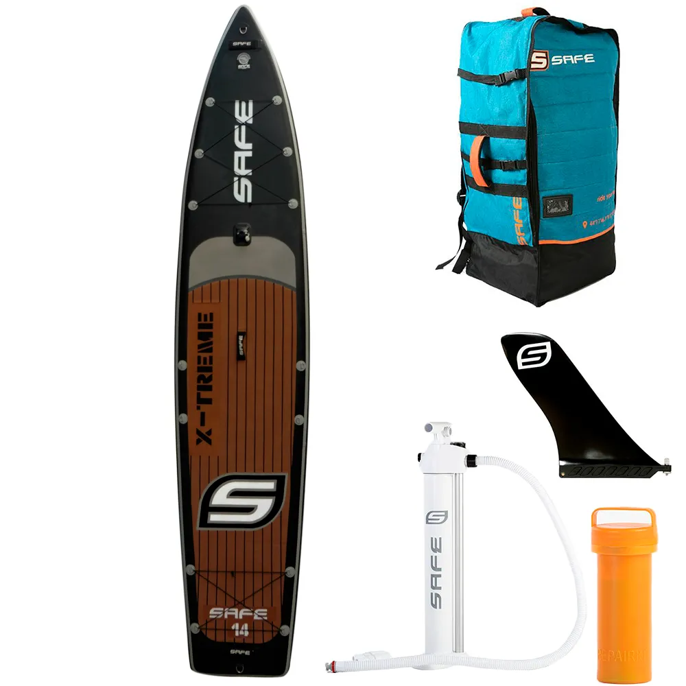 Safe Waterman X-Treme 14´0´´ inflatable paddle surf set