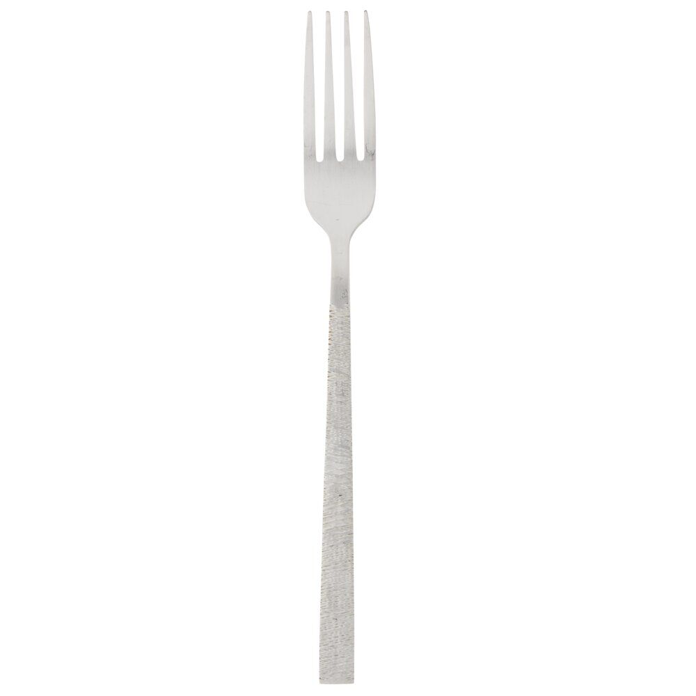Fourchette inox L21,5cm manche acier graphite satiné