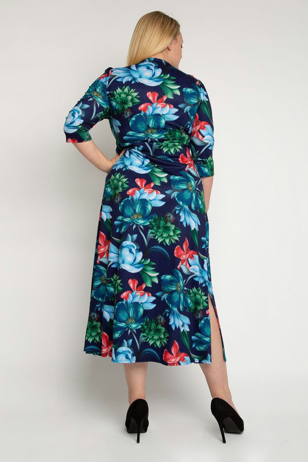 Jolie Moi Twist Front Maxi Jersey Dress