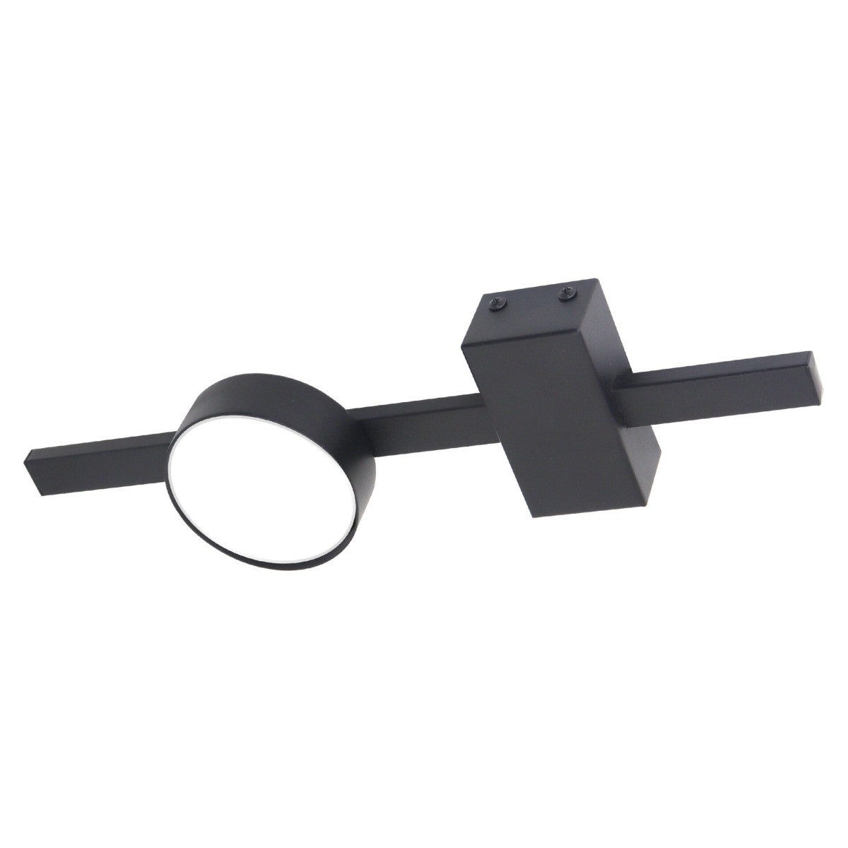 Lampa sufitowa czarna JOY 1xGX53x10W wym: 3,5x35,7x9 cm Polux