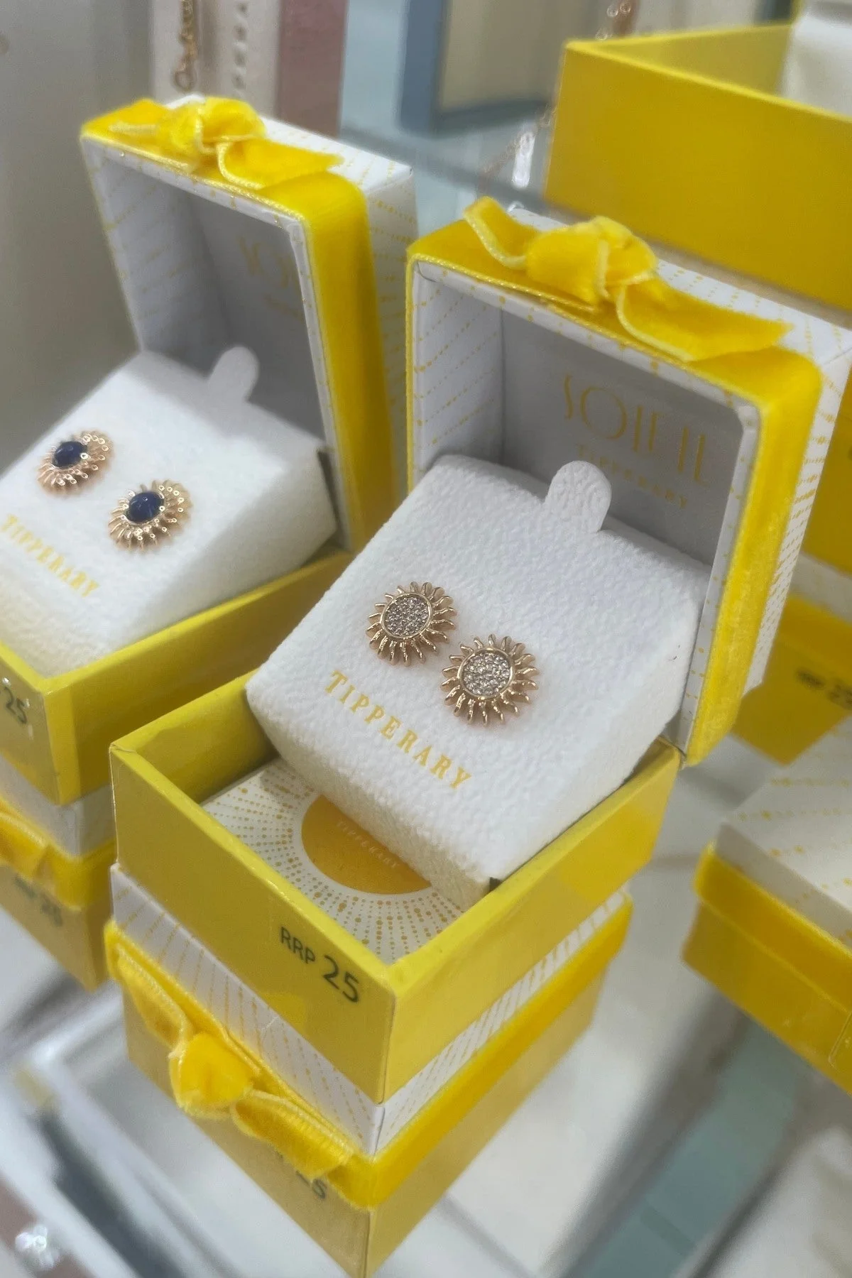 Gold Soleil Mini Sun Stud Earrings