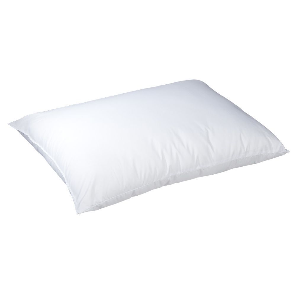 Oreiller carré polyester blanc