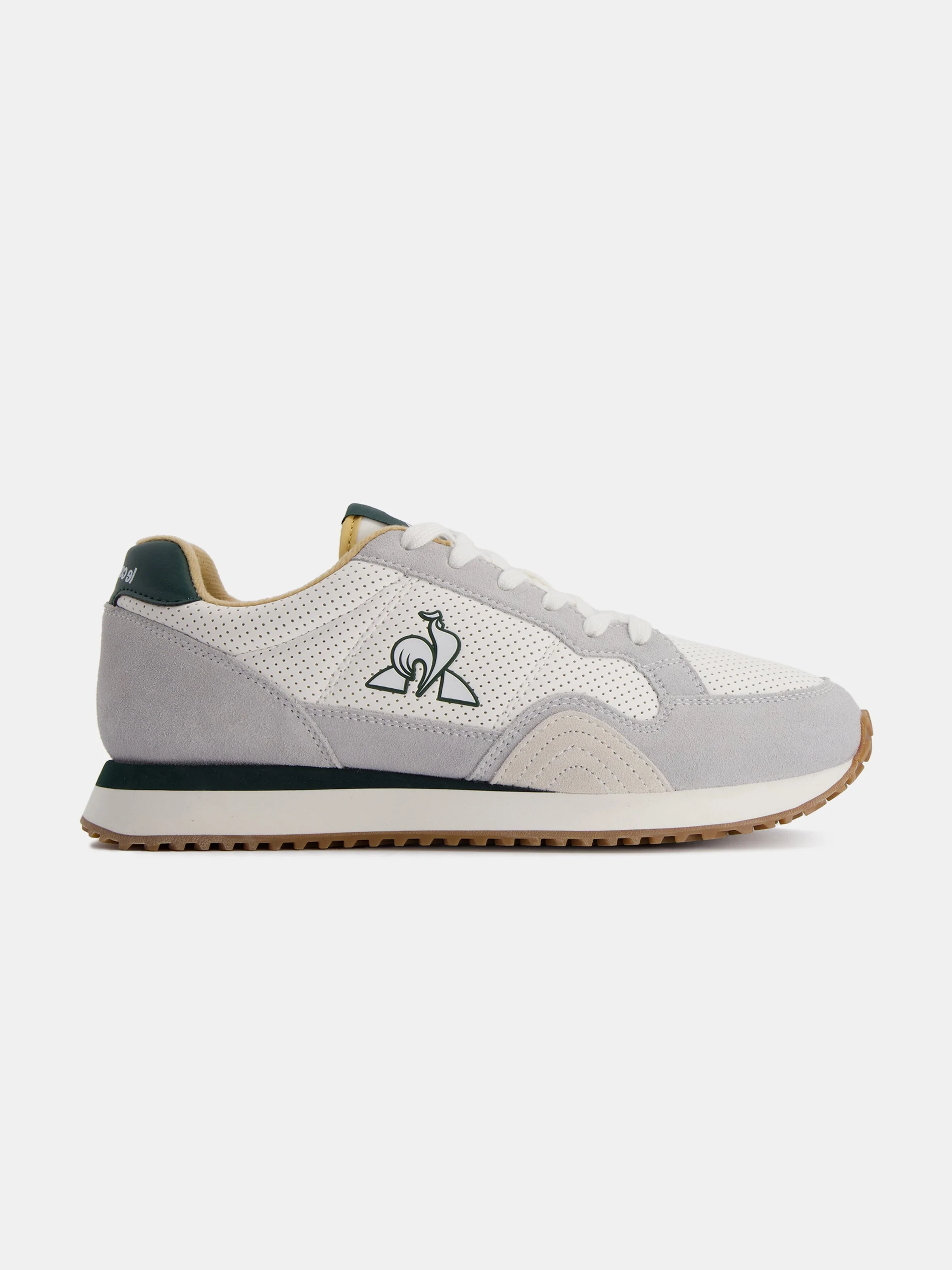 Basket retro-running en cuir perforé et suede Jet Star