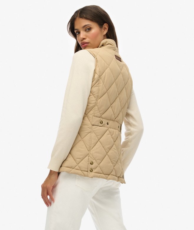 Cord Trimmed Liner Gilet