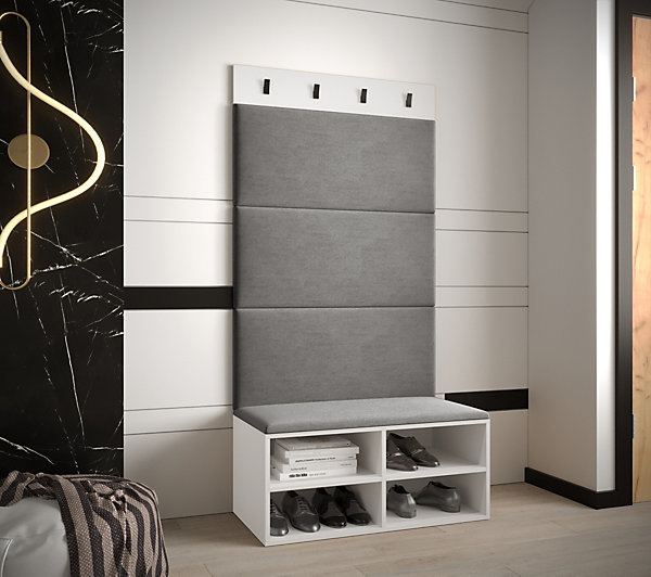 Ensemble de garde-robe Miro 2 184x84x42 (Blanc   Manila 16)