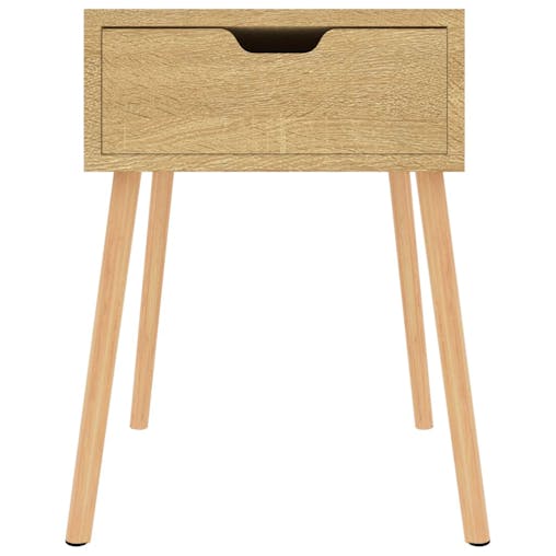 NNEVL Bedside Cabinet Sonoma Oak 40x40x56 cm Chipboard