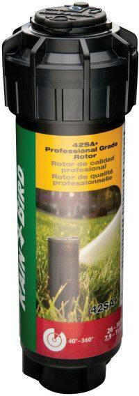 Rain Bird 42SA Professional Adjustable Gear Drive Rotor Sprinkler, 40° - 360°, 26-38-ft