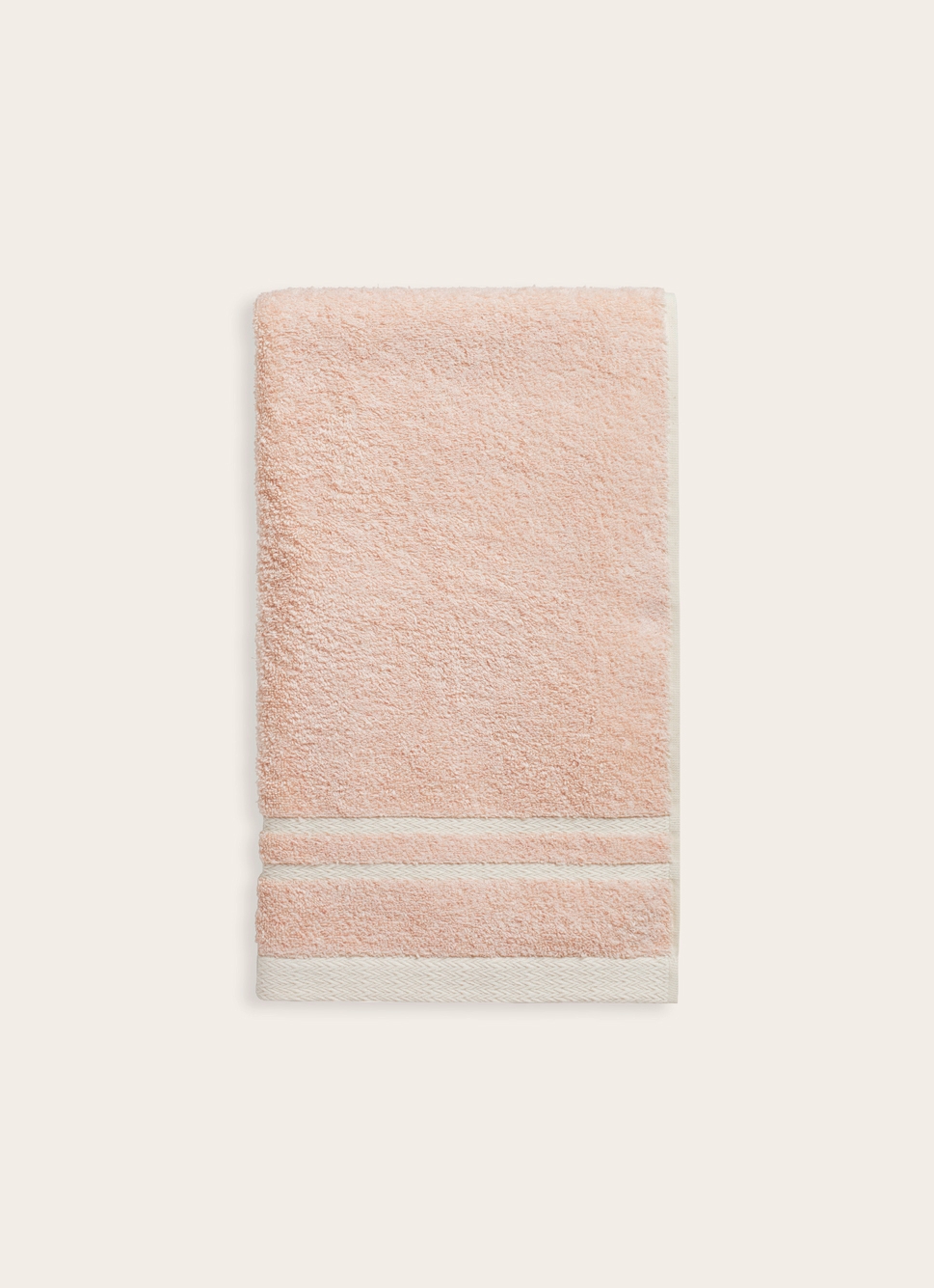 SERVIETTE DE TOILETTE COTON BIO ROSE