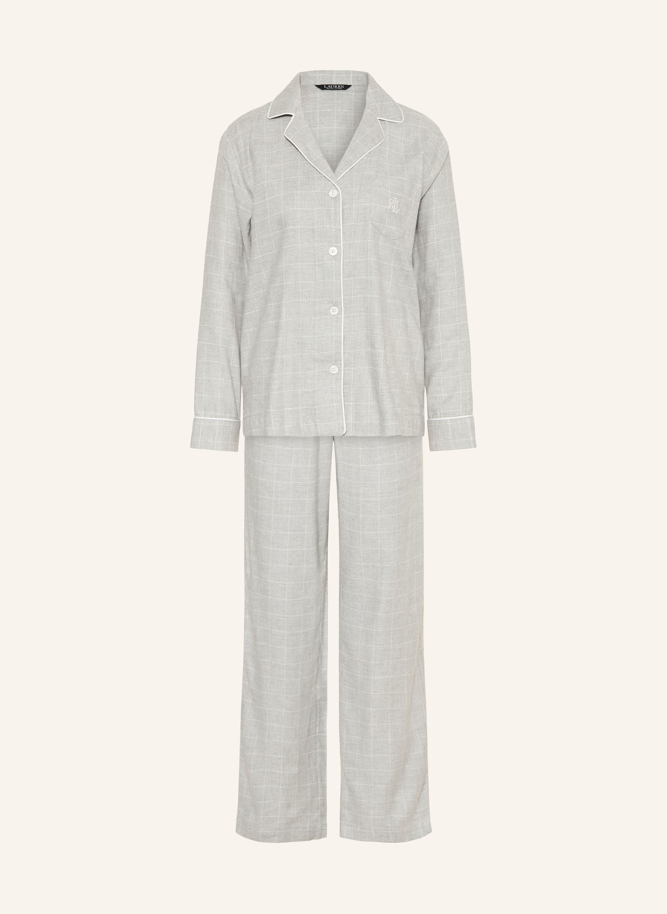 LAUREN RALPH LAUREN Schlafanzug aus Flanell