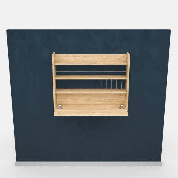 Knott Modern Kitchen Shelf - 26'' H x 33.5'' W x 6'' D