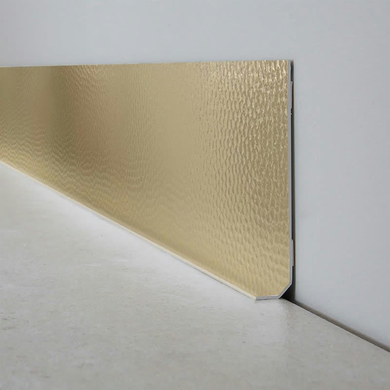 LAITON MARTELE - Plinthe PVC lot de 10 L100xH. 8cm Laiton Indus