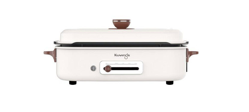 Multigrill - Grill Elektryczny Kuvings Ceramic Plus - Kość Słoniowa