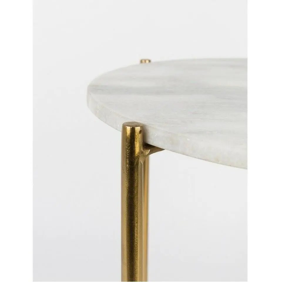 Puur - Torsby bijzettafel marmer wit