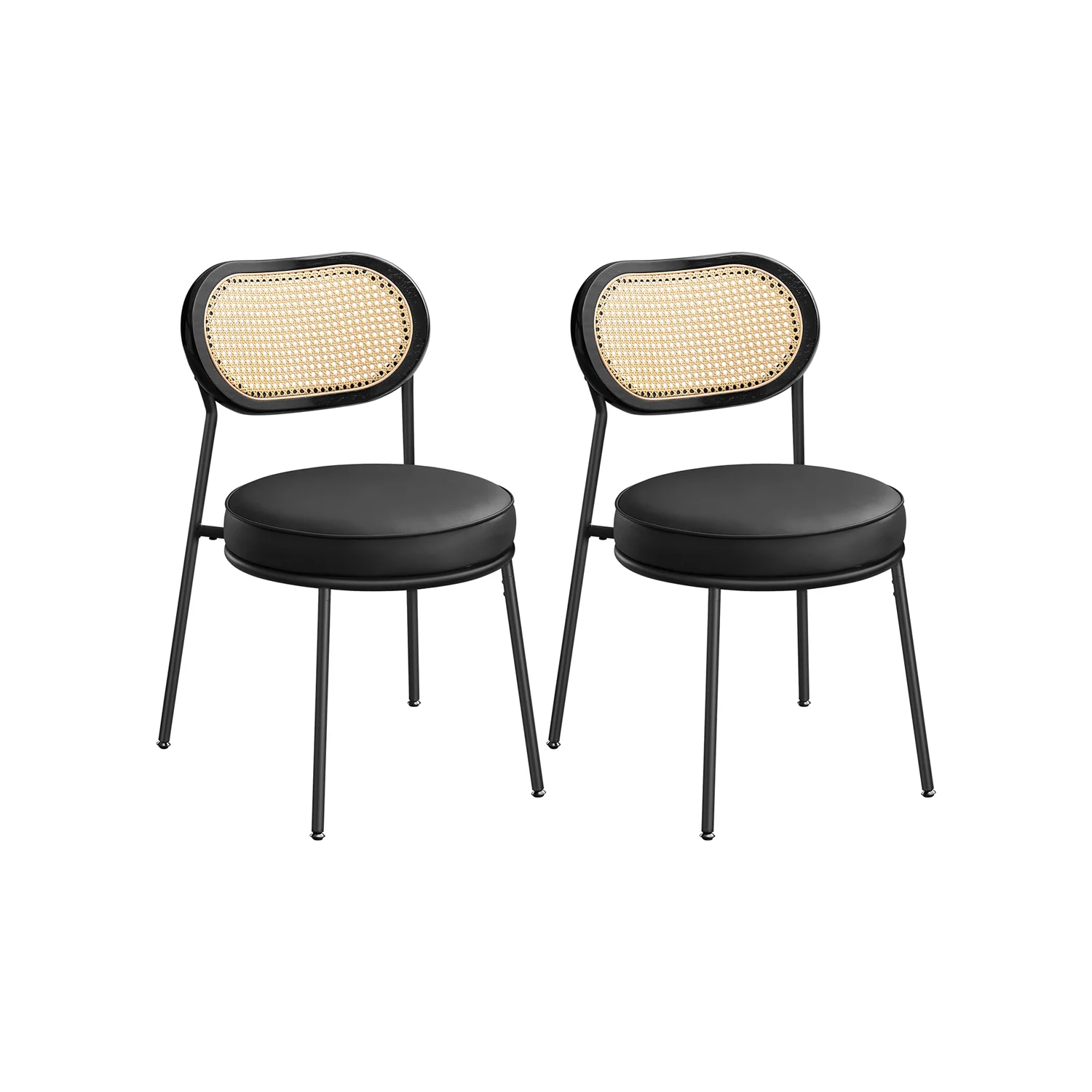 Chaises de cuisine boho (lot de 2)