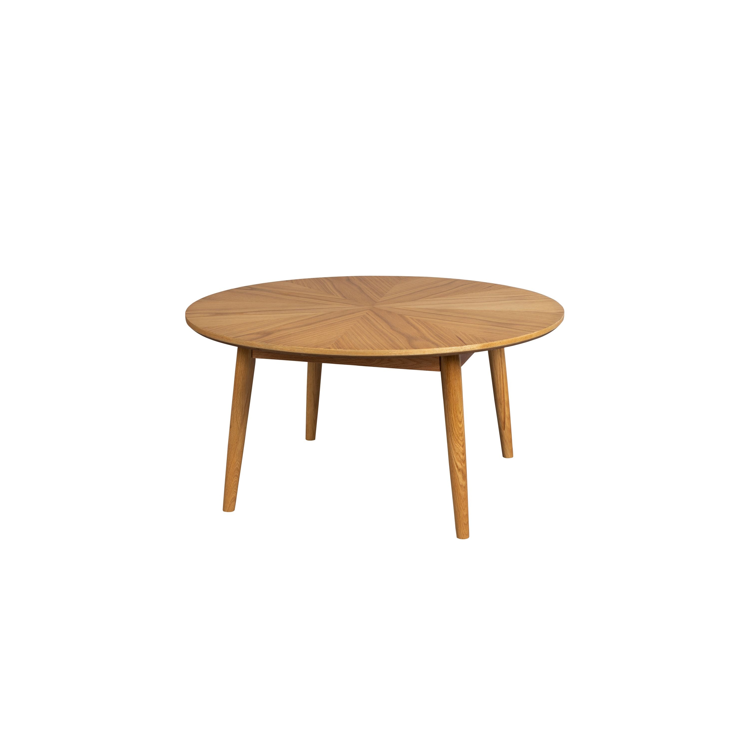 Housecraft Living Fabio Salontafel Rond 80 cm Hout Naturel