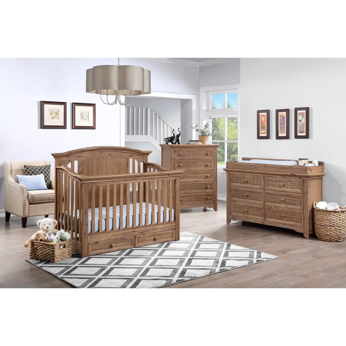 Suite Bebe Winchester 4-in-1 Convertible Crib Biscotti