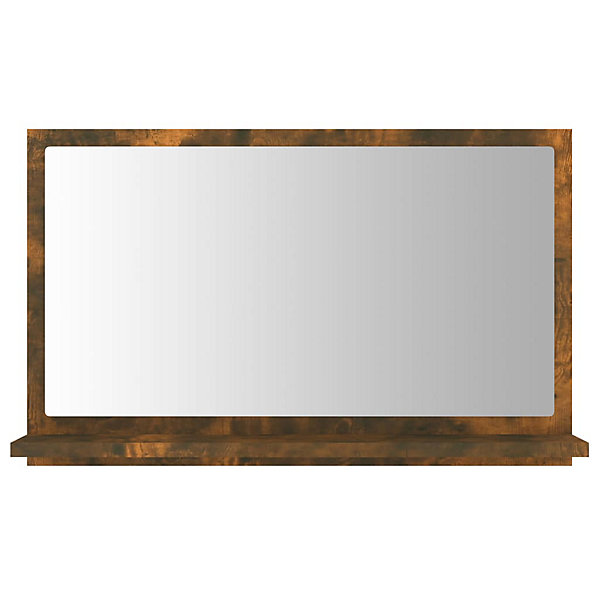 Miroir de bain 60 x 10,5 bois marron Helloshop26