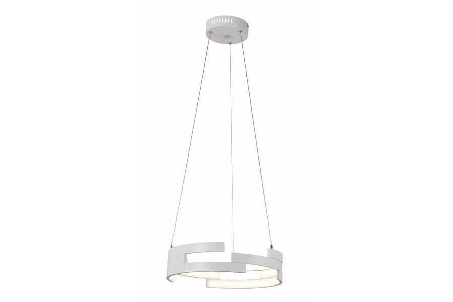 Lampa wisząca Natalia biała LED 1x30W Ciepła biel 2400lm Reality