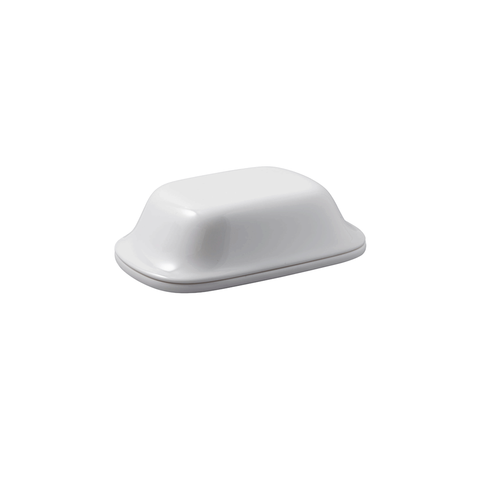 For Me Covered butter dish - White, Premium Porcelain