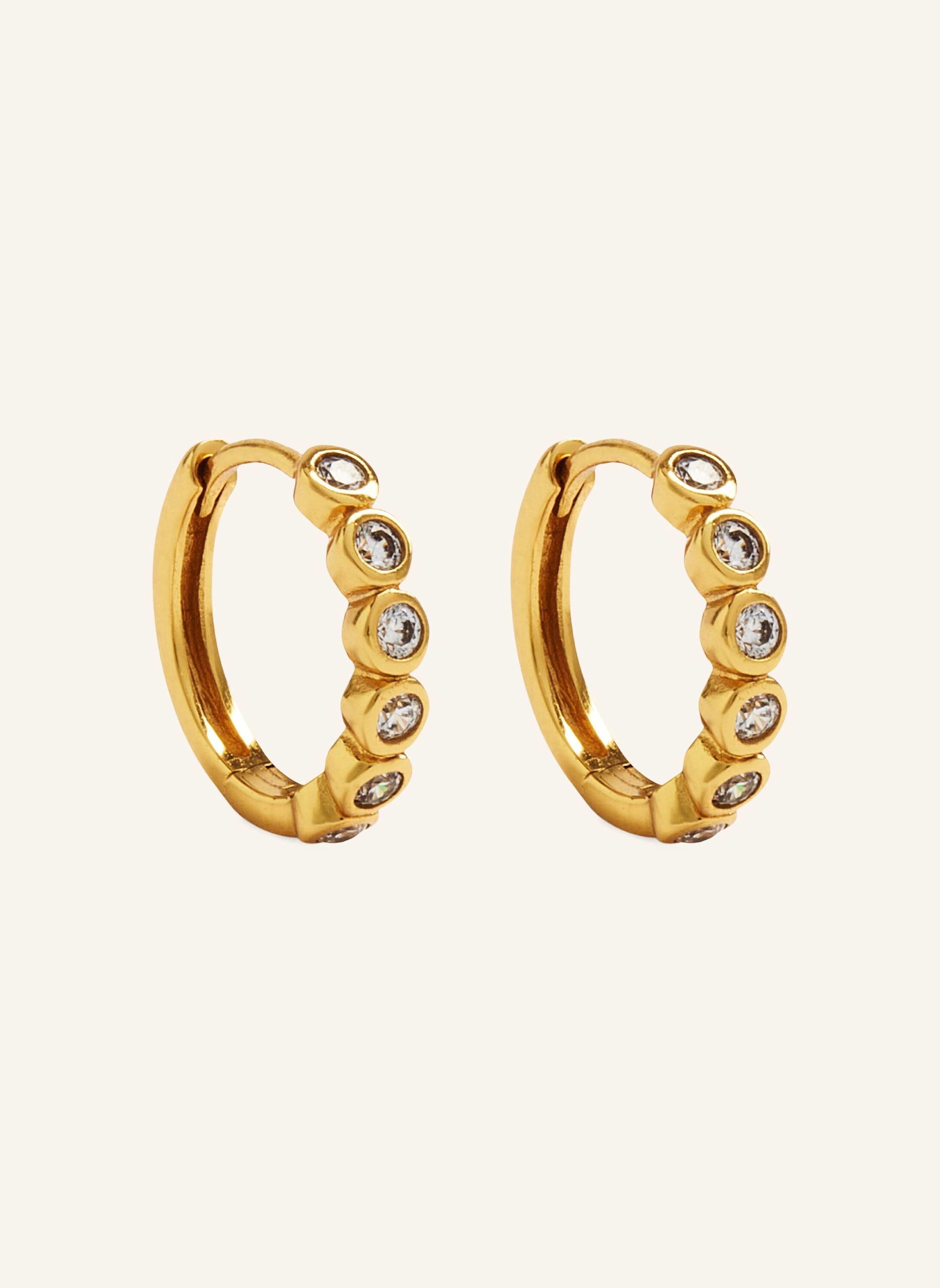 OHH LUILU Ohrringe BEZEL MEDI by GLAMBOU