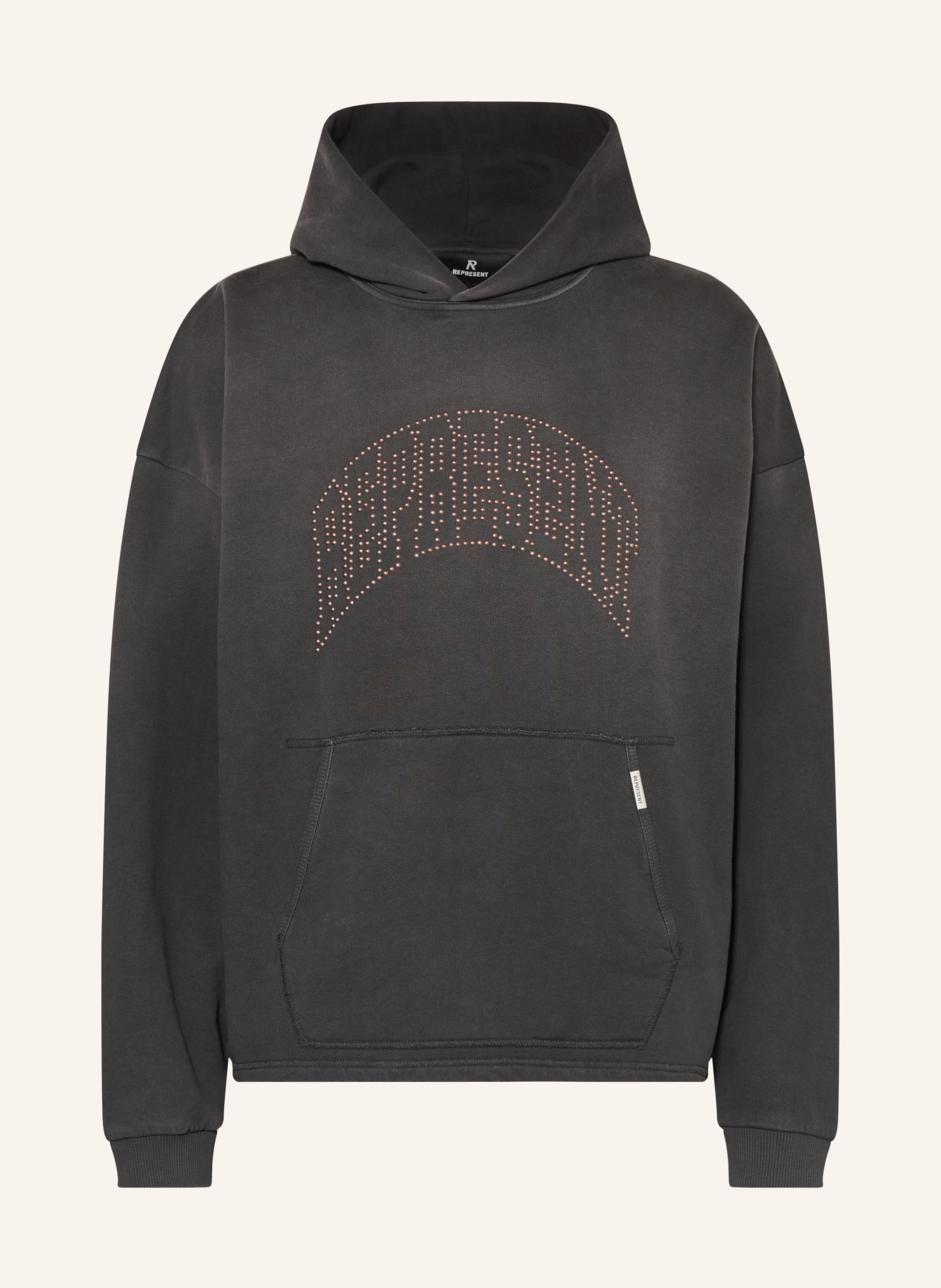 REPRESENT Hoodie mit Nieten