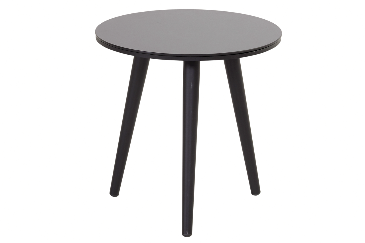 Hartman Bistrotafel Sophie Studio - Zwart Aluminium - Ø45x40cm
