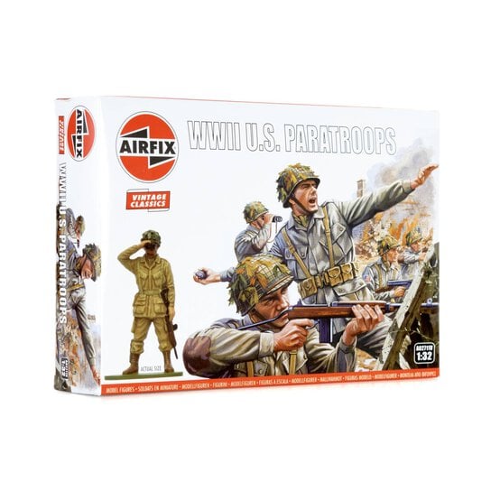 Airfix WWII U.S. Paratroops Model Kit 1:32