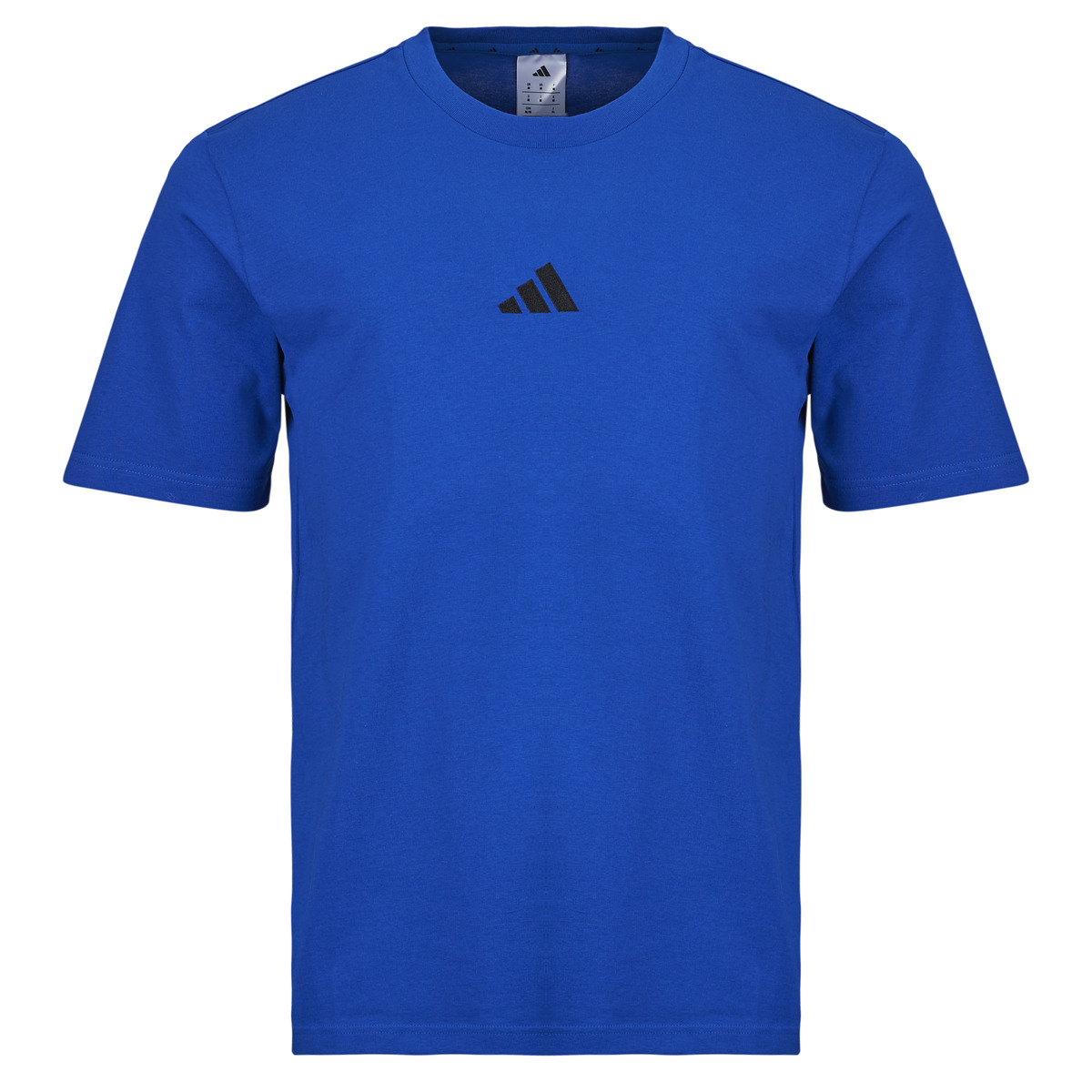 adidas - Essentials Small Logo Single Jersey T-Shirt - Blue