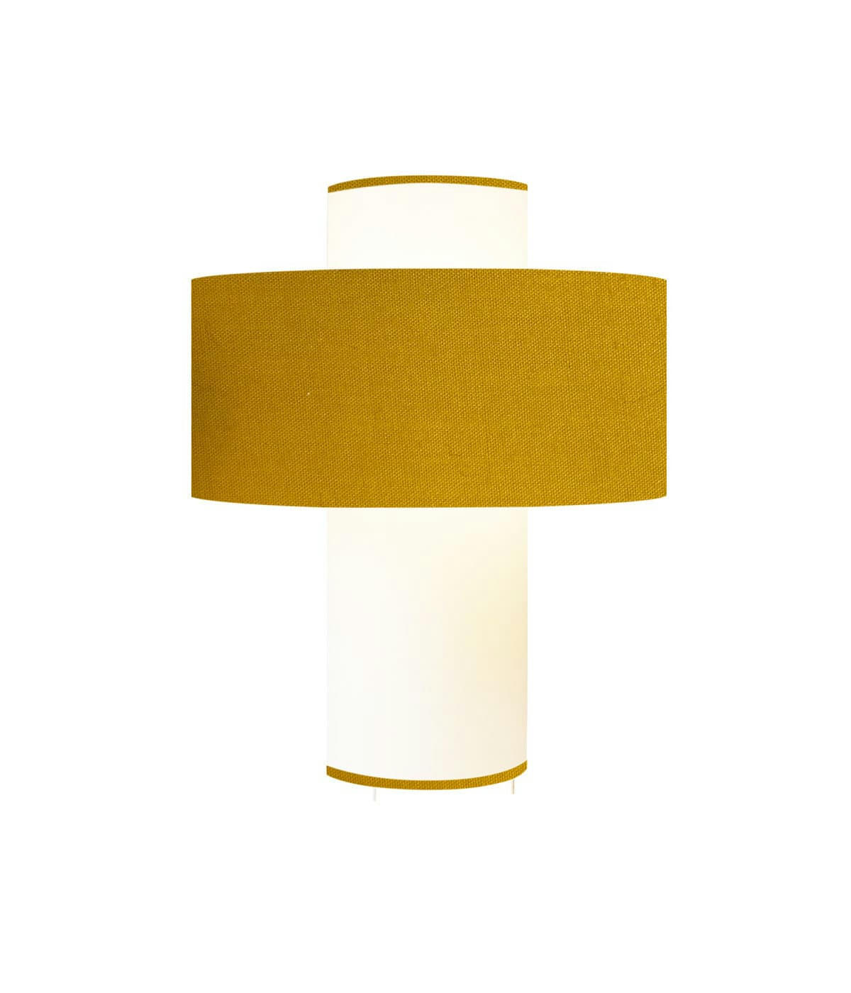 EMILIO - Lampe Emilio jaune moutarde D35 cm D: 35 x H: 45