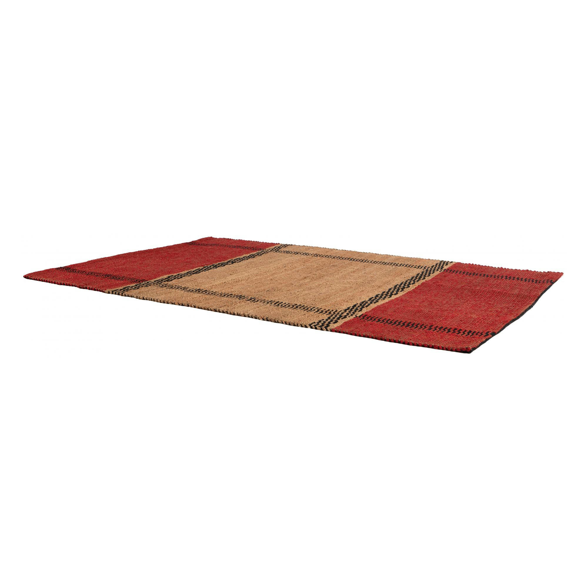 EDEN - Tapis  en jute groseille 160 x 230