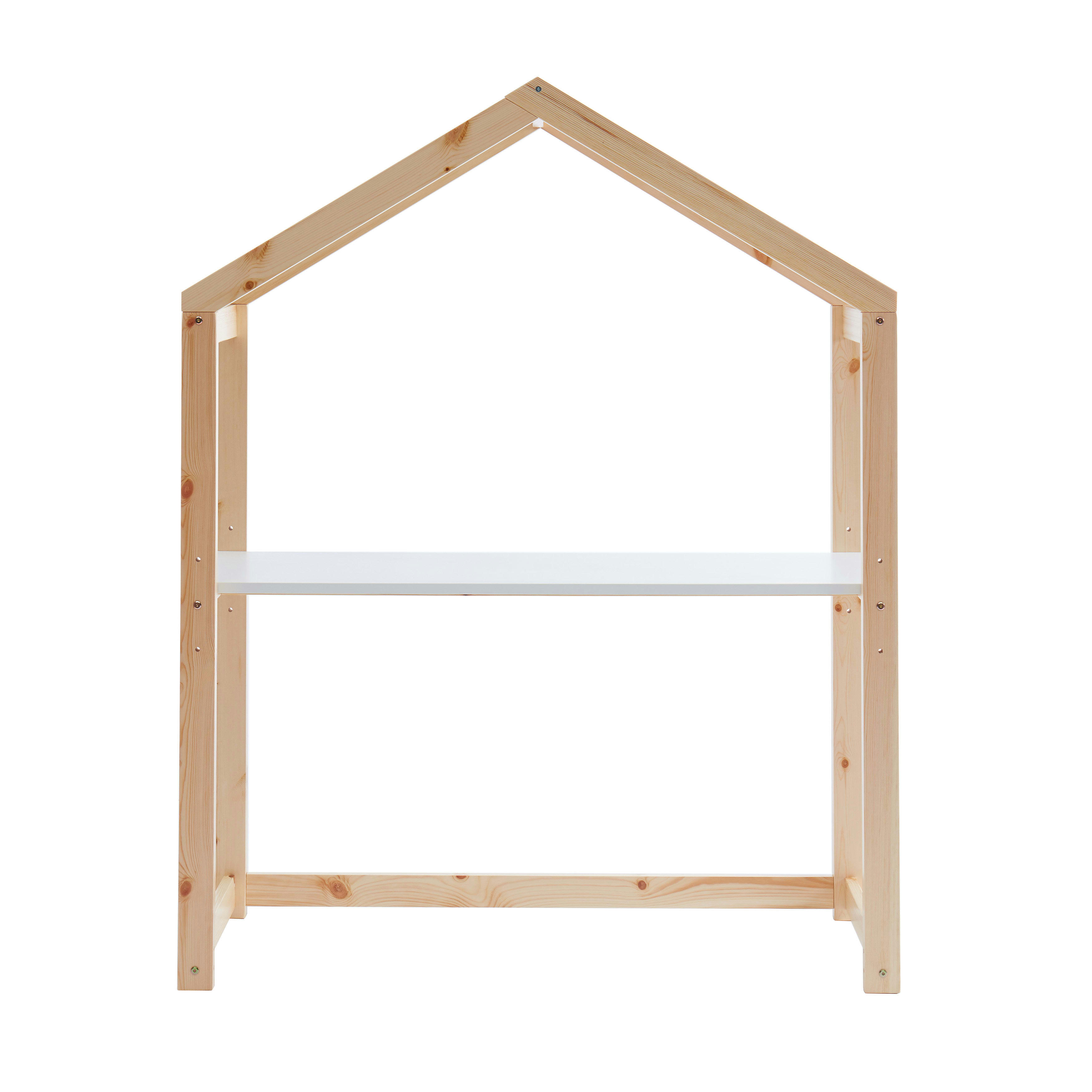 TINY - Bureau enfant cabane   blanc  évolutif