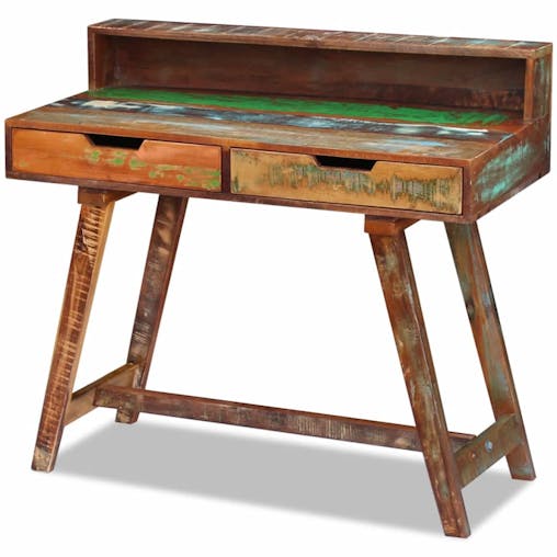 NNEVL Desk Solid Reclaimed Wood