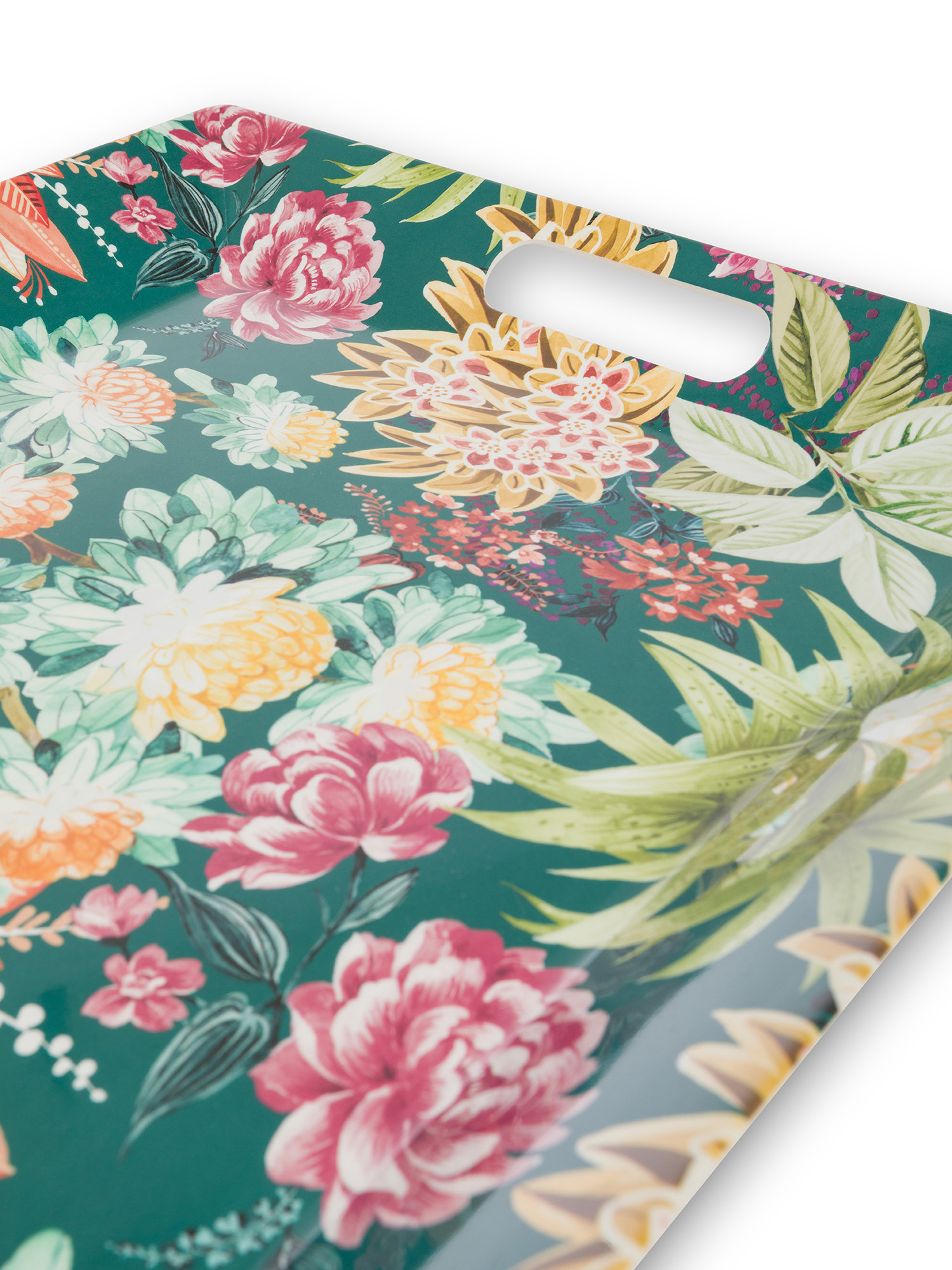 Vassoio melamina fiori