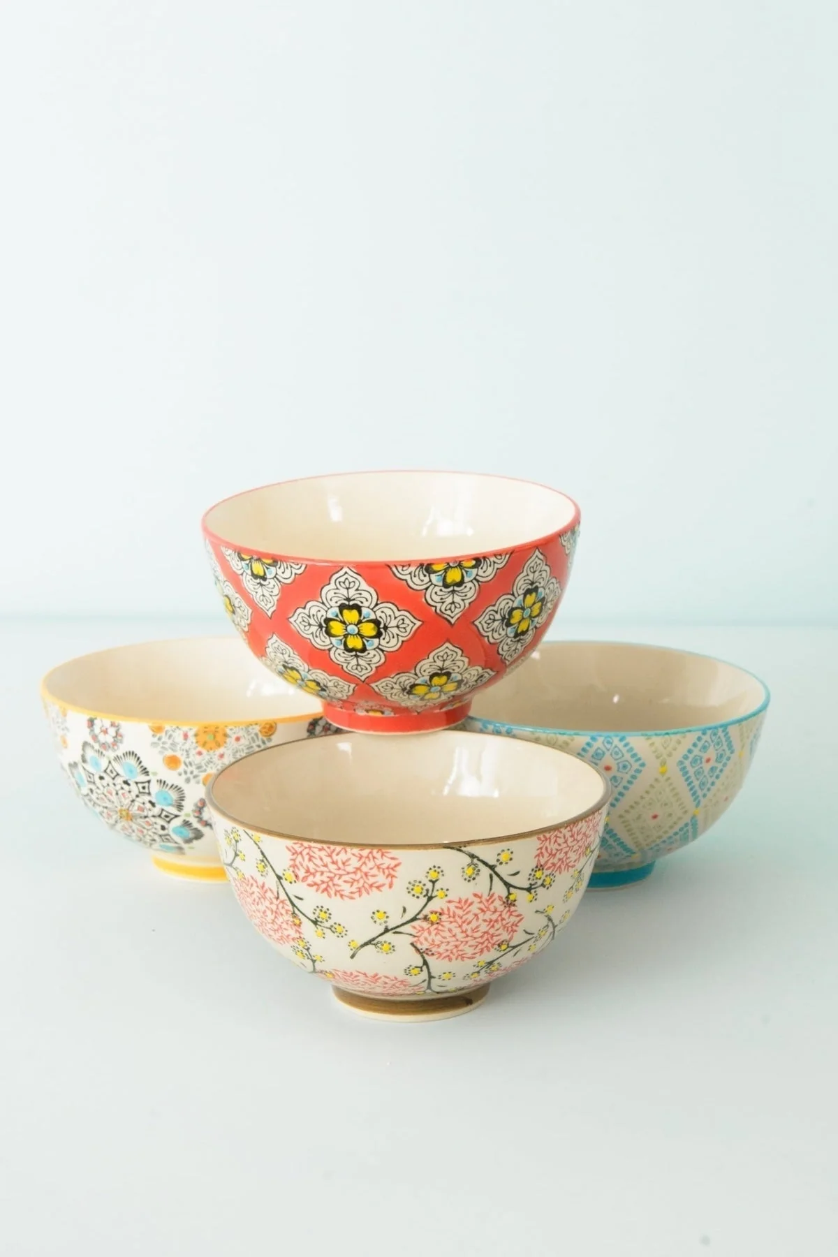 Eclectic Small Bowls Set Of 4