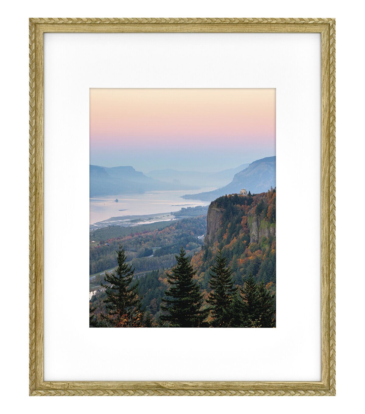 16 x 20 Matted To 11 x 14 Gold Braided Portrait Frame by Hudson 43