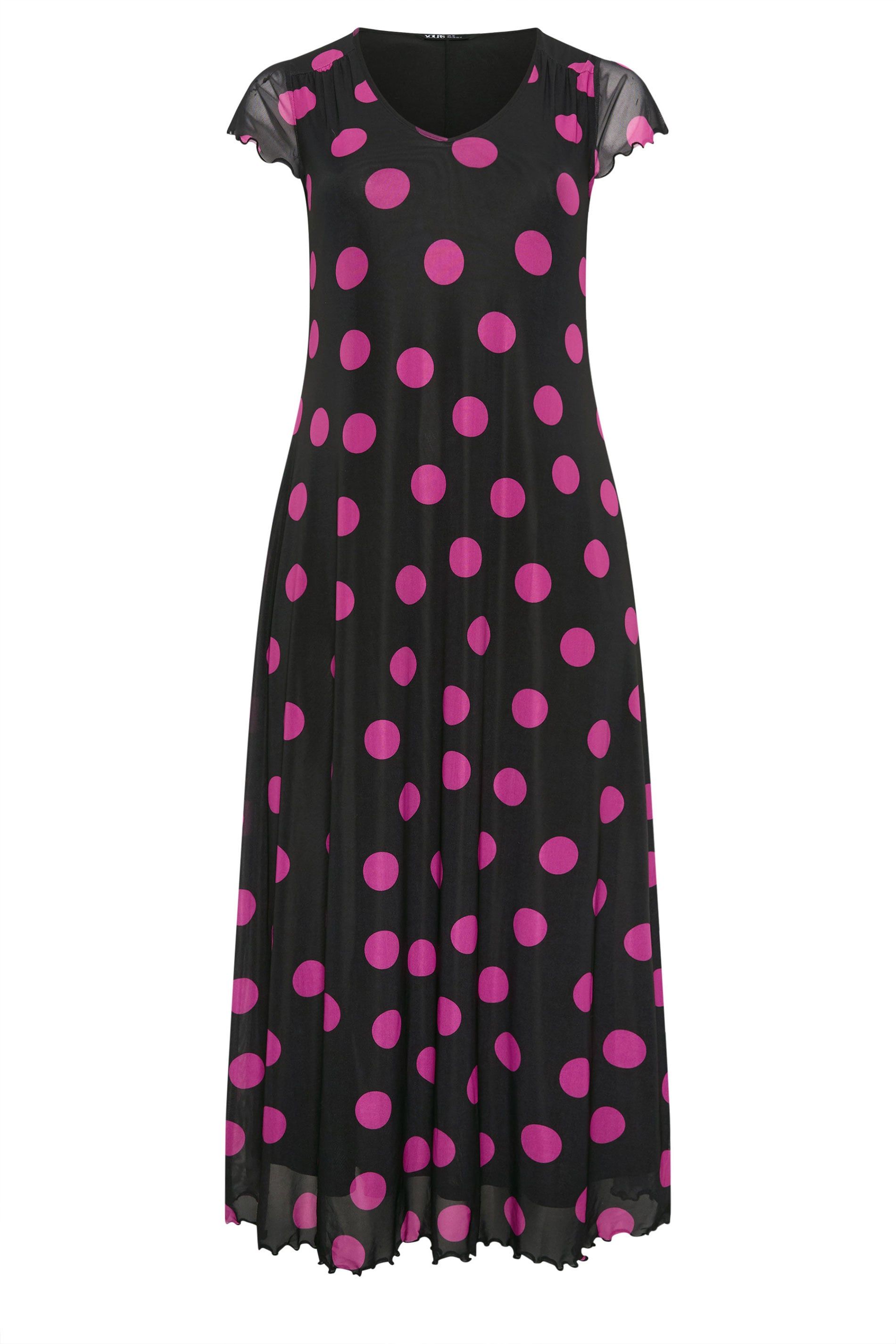 Yours Polka Dot Maxi Dress