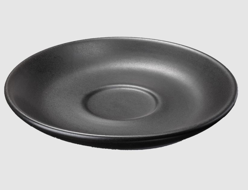 Espressoteller Slate Schwarz