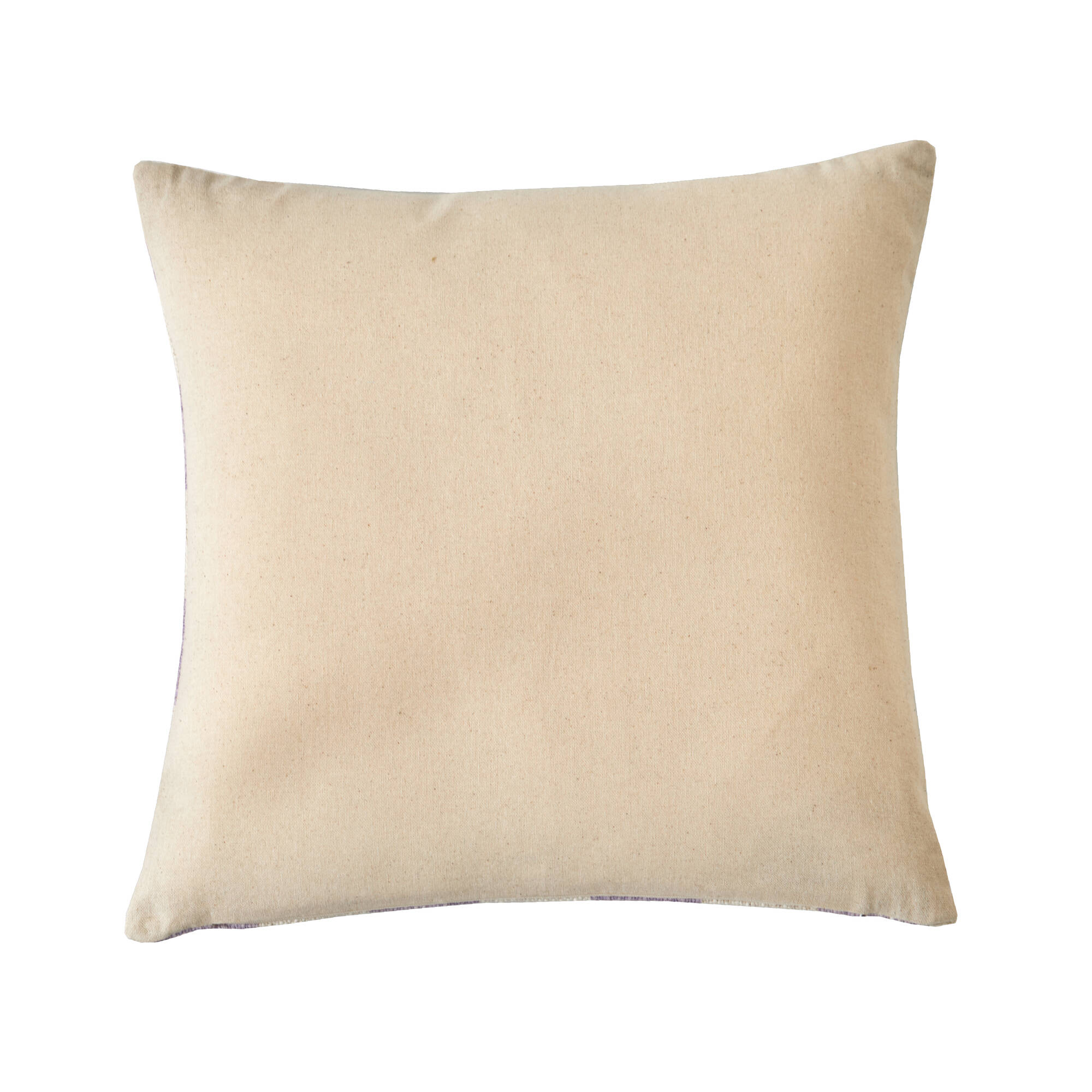 Coussin imprimé damier texturé
