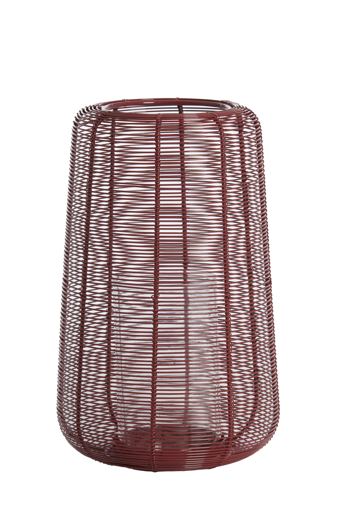 Light & Living windlicht ADETA - Ø19.5x30cm - rood