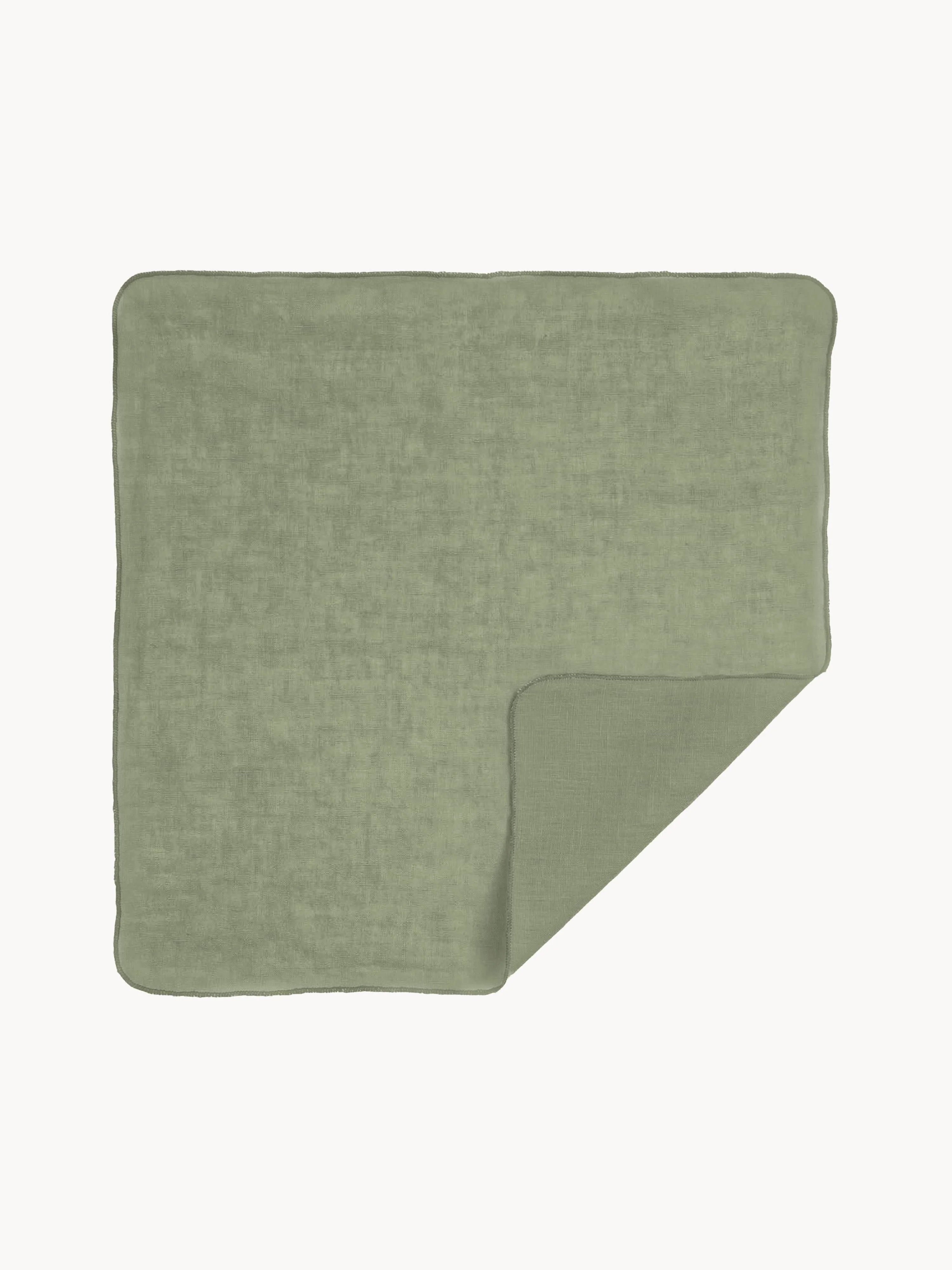 Stoffserviette Gracie aus Leinen mit Hohlsaum, 2er-Set