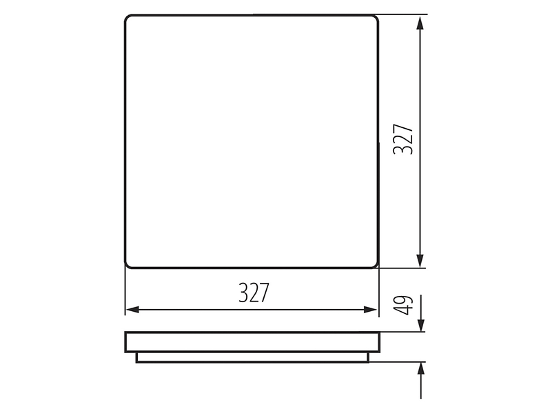 Oprawa techniczna Varso LED 32 cm biała