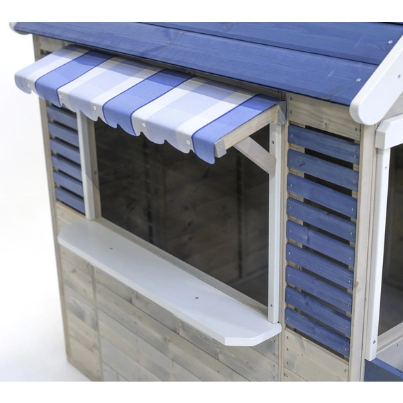 Spielhaus, BxHxT: 120 x 155 x 120 cm, Holz, natur