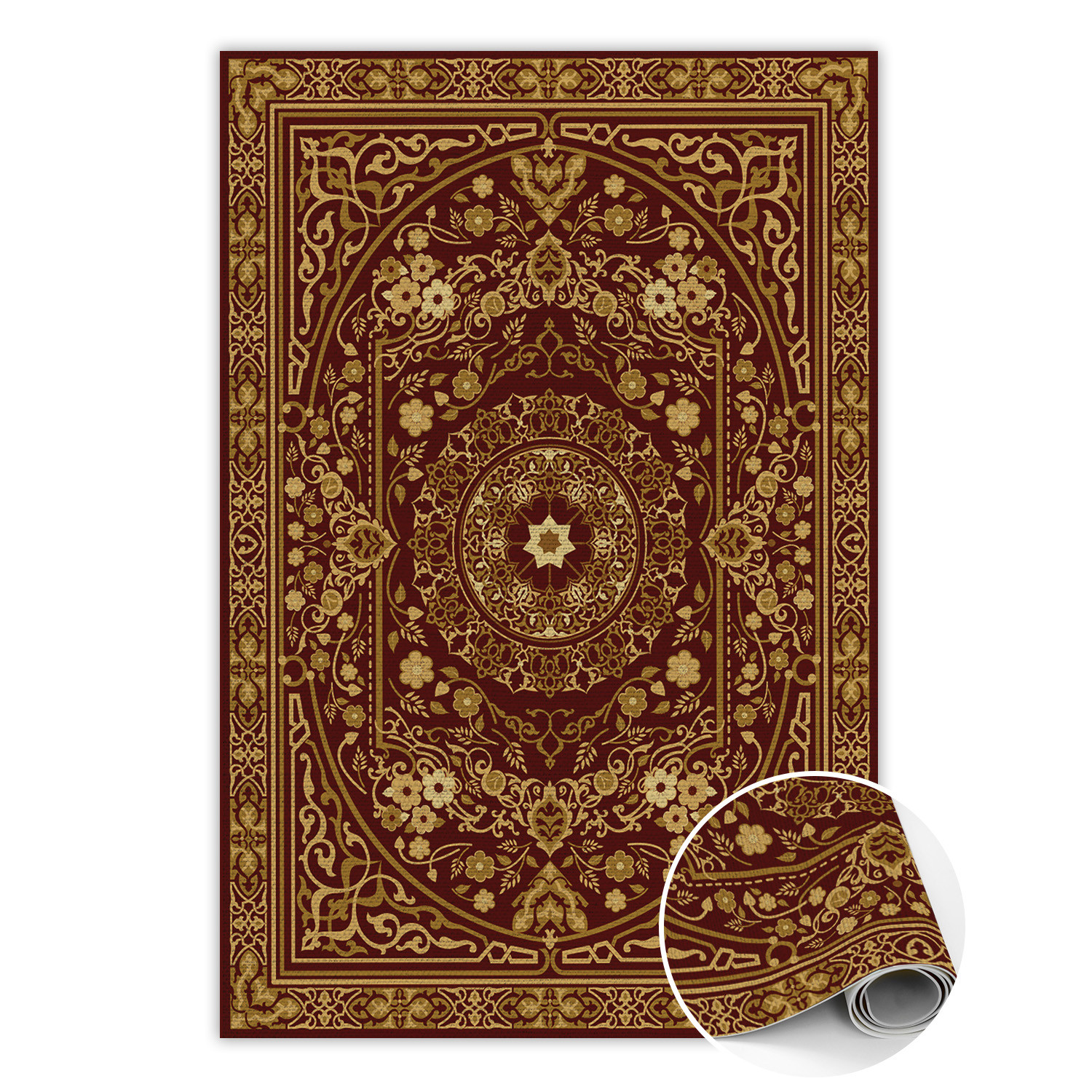 Modny dywan winylowy Starożytny wzór 80 x 120 cm