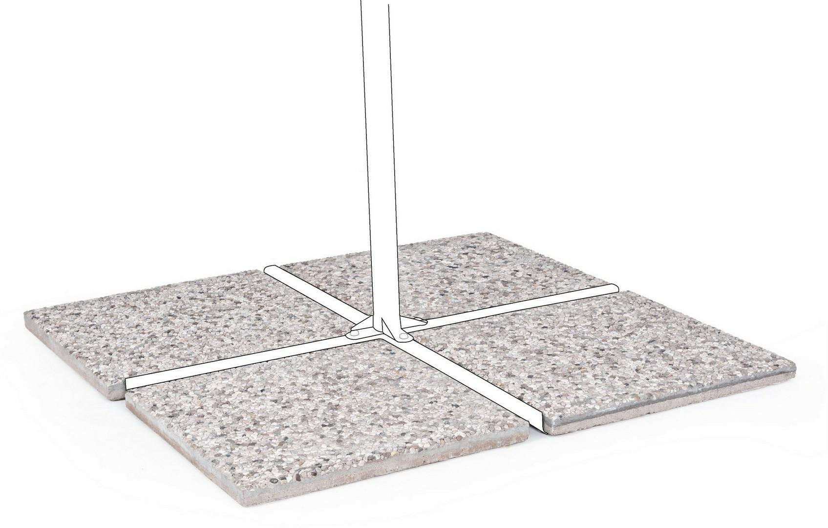 BIZZOTTO podstawa cementowa do parasolaINES 20 kg