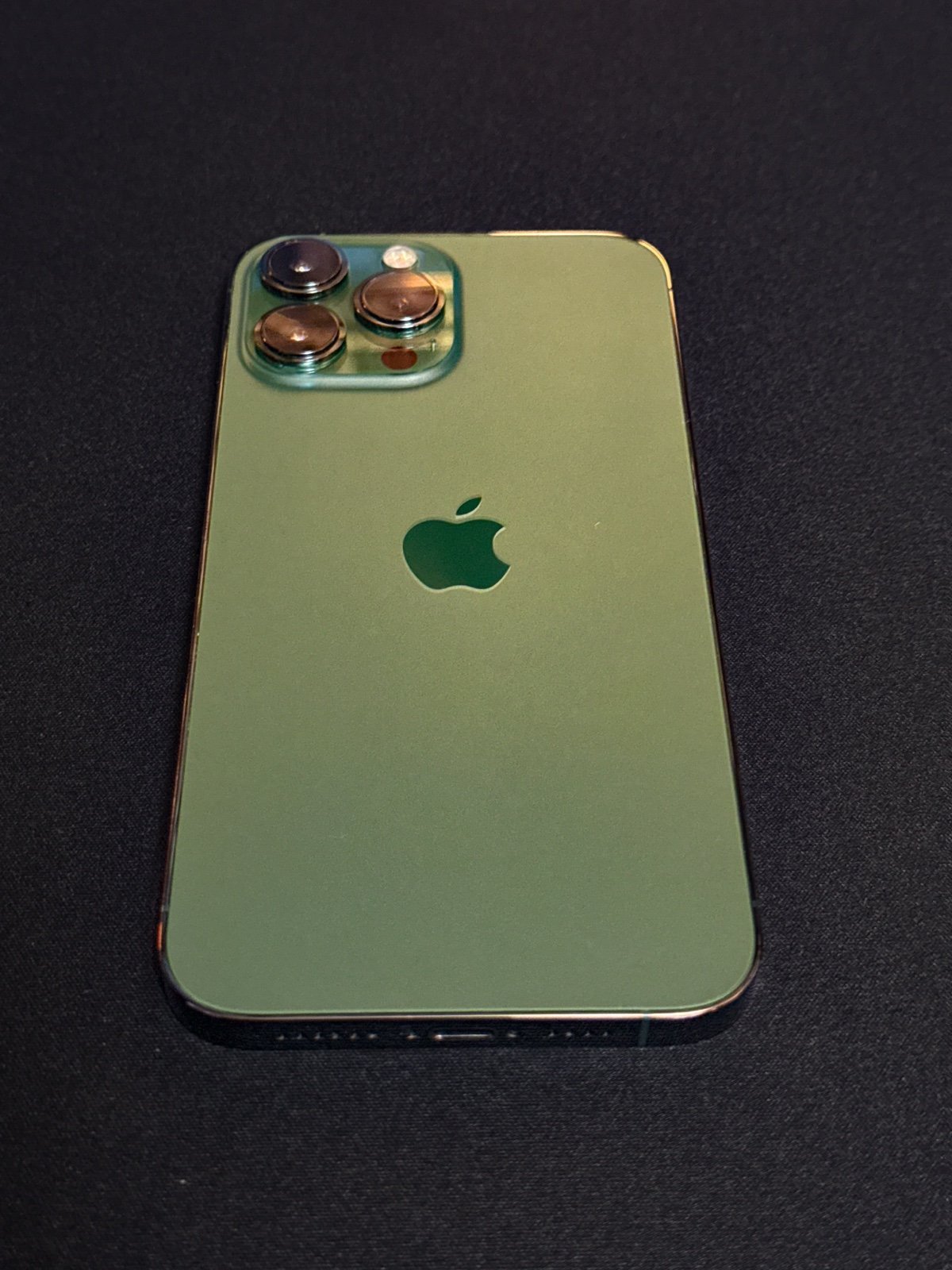 iPhone 13 Pro Max 128 GB Unlocked in Alpine Green - model # MNCE3LL/A